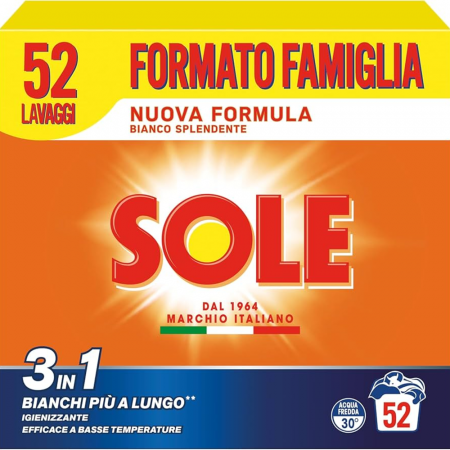 Detergent rufe - Sole 52 spalari