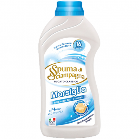Detergent rufe - Spuma di Sciampagna Bucato Marsiglia 800ml