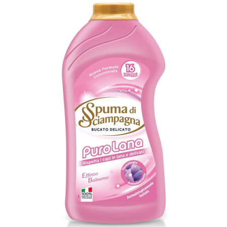 Detergent rufe - Spuma di Sciampagna Puro Lana 800ml