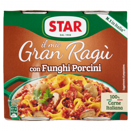 Sosuri - Star Ragu Funghi Porcini 180g  (1 conserva)