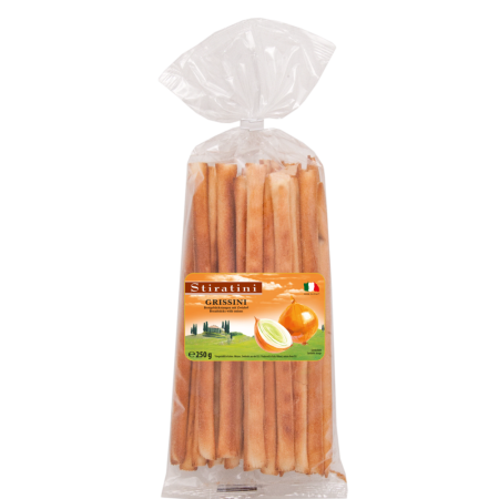 Produse Alimentare - Stiratini Grisine cu Ceapa 250g