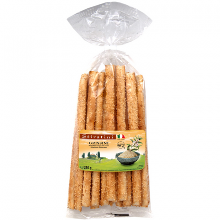 Snackuri & Chipsuri - Stiratini Grisine cu Susan 250g