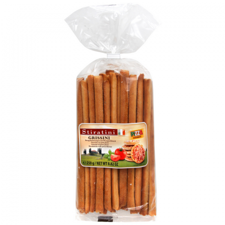 Snackuri & Chipsuri - Stiratini Grisine cu Pizza 250g