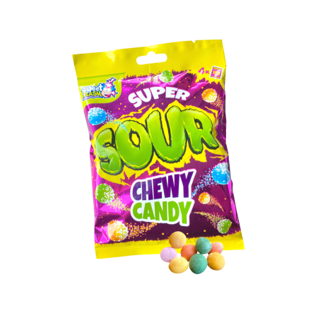 Produse Alimentare - Super Sour Chewy Candy 60g