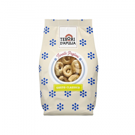 Snackuri & Chipsuri - Tesori d'Apulia Taralli Olio Extravergine 400g