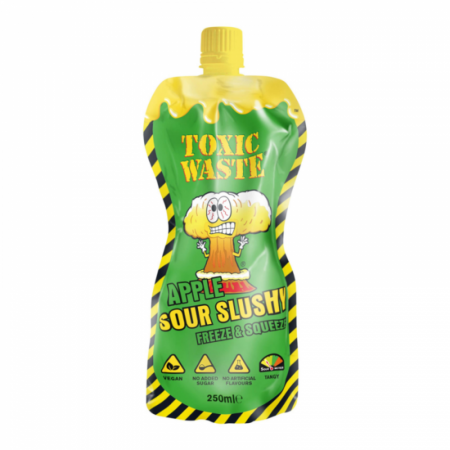 Jeleuri & Bomboane - Toxic Waste Apple Sour Slushy USA 250ml