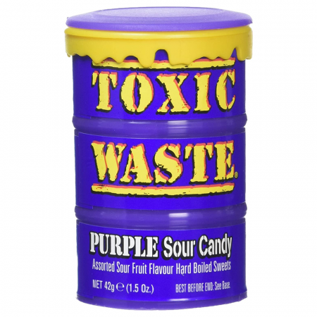 Jeleuri & Bomboane - Toxic Waste Purple Sour Drum USA 42g