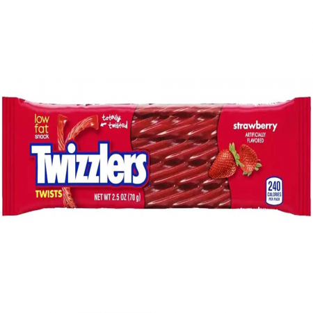 Jeleuri & Bomboane - Twizzlers Strawberry USA 70g