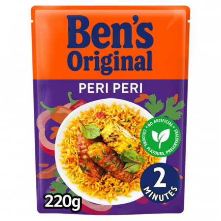 Orez & Polenta - Uncle Ben's Peri Peri Rice UK 220g