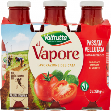 Sosuri - Valfrutta Passata al Vapore 3x350g