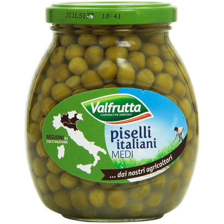 Conserve de legume - Valfrutta Piselli 360g borcan