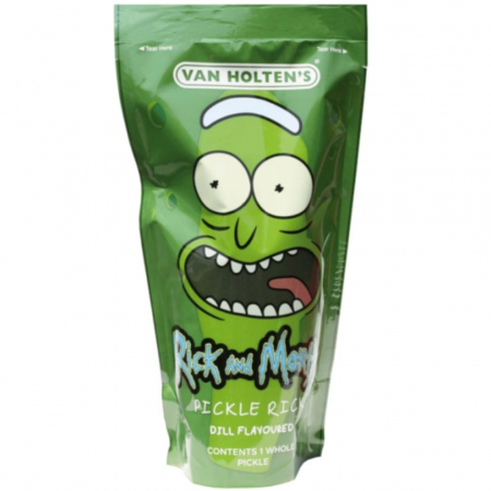 Snackuri & Chipsuri - Van Holten's Rick and Morty Pickle Rick Dill Flavoured EU 306g