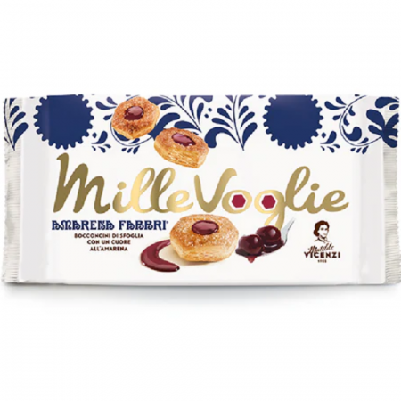 Croissante, Foitaje & Prăjiturele - Vicenzi Bocconcini Amarena Fabbri Limited Edition 90g