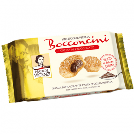 Biscuiți & Fursecuri - Vicenzi Bocconcini Crema al Cioccolato 100g