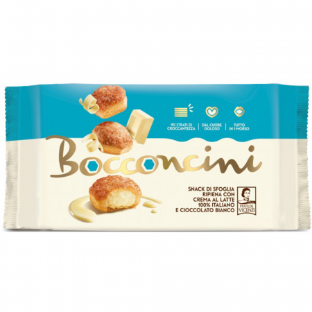 Croissante, Foitaje & Prăjiturele - Vicenzi Bocconcini Crema Latte 100g