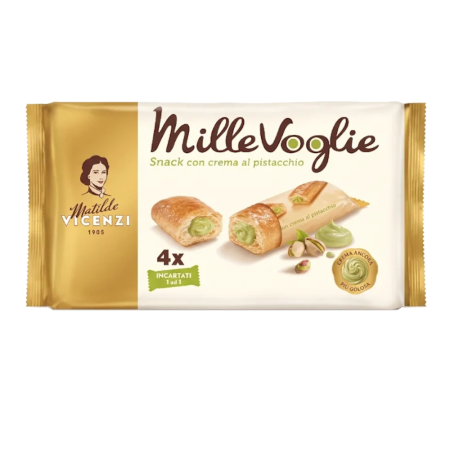 Croissante, Foitaje & Prăjiturele - Vicenzi Millefoglie Pistacchio 100g