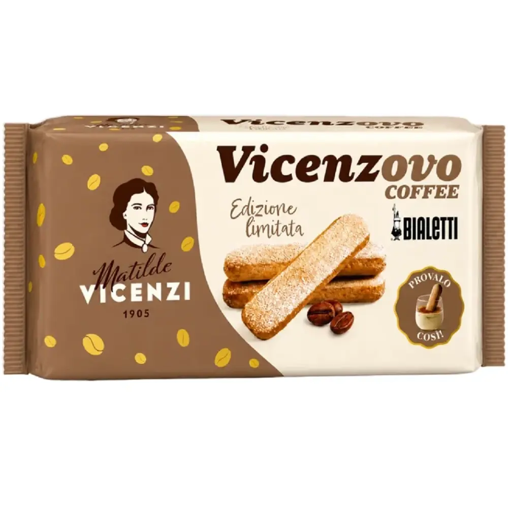 Biscuiți & Fursecuri - Vicenzovo Piscoturi cu Cafea Bialetti 200g