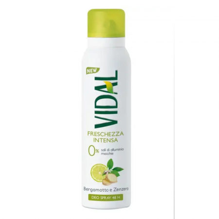 Îngrijire Personală - Vidal Deo Spray Bergamoto Zenzero 150ml