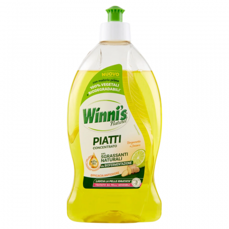 Produse de Curățenie - Winni's Piatti Bergamotto Zenzero 480ml detergent vase