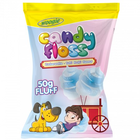Produse Alimentare - Woogie Candy Floss Tutti Frutti 50g