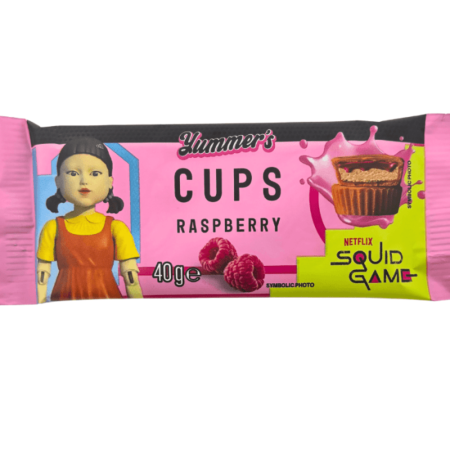 Produse Alimentare - Yummers Squid Game Chocolate Raspberry Cups DE 40g