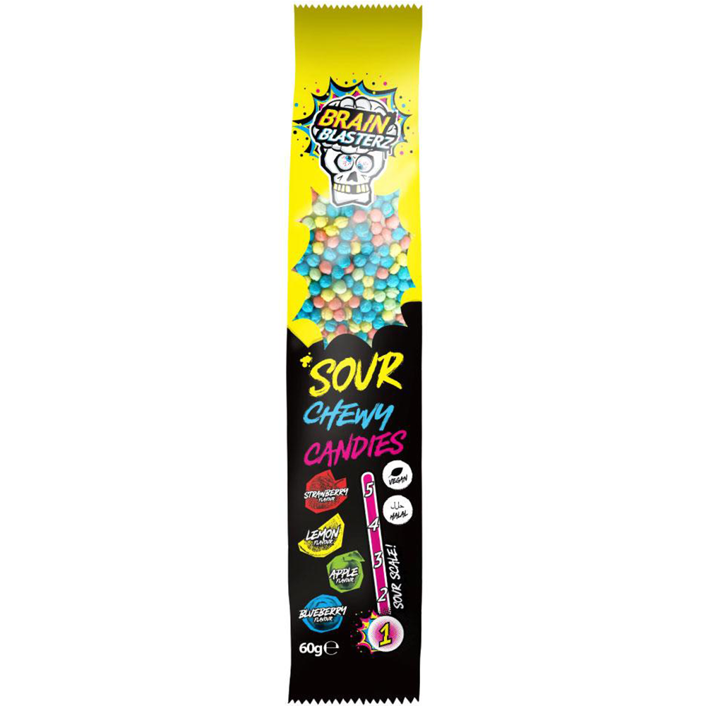 Brain Blasterz Sour Chewy Candies UK 60g