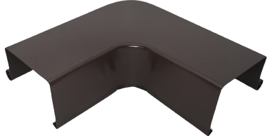 Coltar jgheab rectangular, 120mm, testa di moro [2]