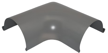 coltar exterior jgheab RAL 7037, 150mm [2]