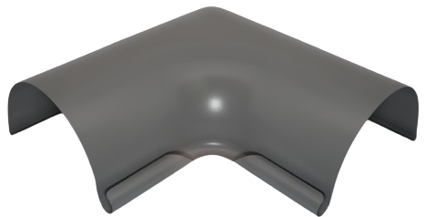 coltar interior jgheab RAL 7037, 150mm [2]