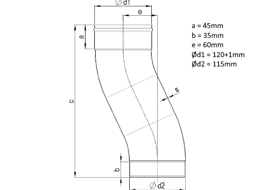 Cot in S zinc 120mm [2]