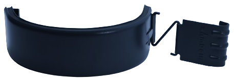 imbinare jgheab RAL 7016, 150mm [3]