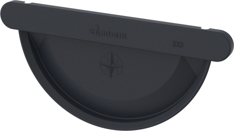 Capac jgheab D190mm RAL 7016 Zambelli