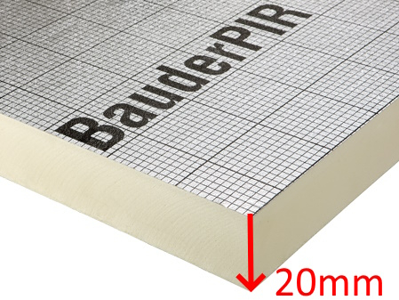 Termoizolatii Bauder - Bauder PIR FA-TE, 20mm