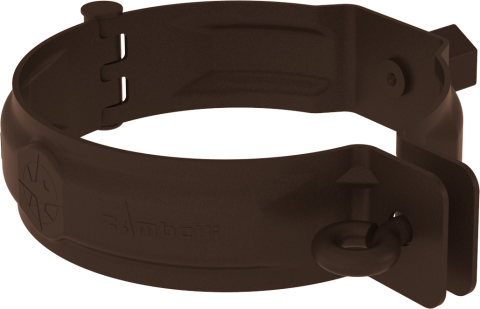 Accesorii burlane - bratara burlan caramiziu RAL 8004 100mm