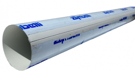 Burlane - burlan 100mm RAL 9002