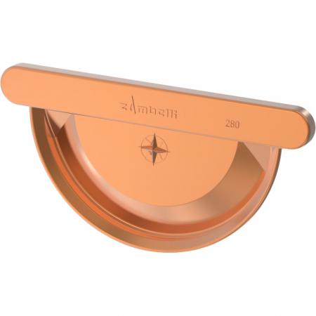 Accesorii jgheaburi - capac jgheab cupru 125mm