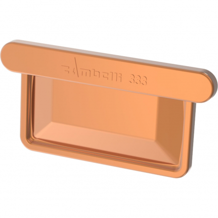 Accesorii jgheaburi - Capac jgheab din cupru rectangular 120mm