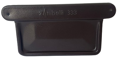Accesorii jgheaburi - capac jgheab rectangular, 120mm, testa di moro