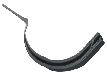 carlig pazie jgheab, 150mm, RAL 7016