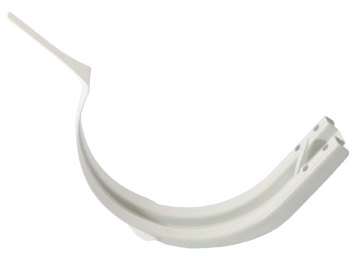 Accesorii jgheaburi - carlig pazie jgheab, 150mm, RAL 9002