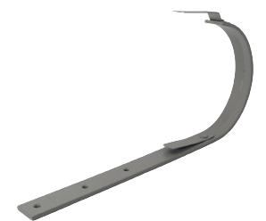 Accesorii jgheaburi - carlig jgheab RAL 7037 gri prafuit