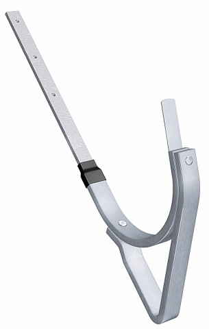 carlig pentru jgheab culcat D150mm