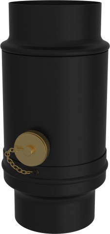 Accesorii burlane - Colector apa 100mm RAL 9005 negru