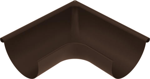 Accesorii jgheaburi - Coltar exterior jgheab caramiziu RAL 8004 150mm