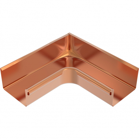Accesorii jgheaburi - Coltar jgheab interior rectangular din cupru 120mm