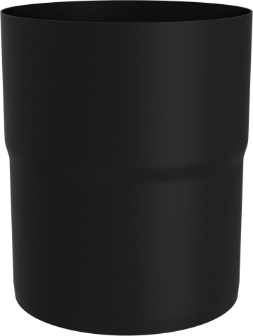 Accesorii burlane - conector burlan negru RAL 9005 100mm