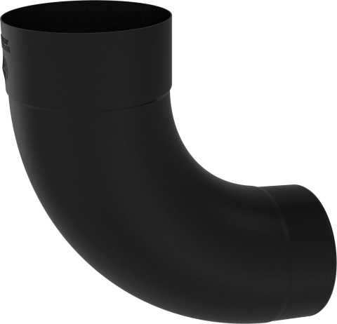 Accesorii burlane - Cot 85 grade RAL 9005 negru 100mm