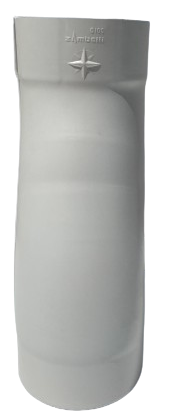 Cot burlan in S, 100mm, RAL 9002 (alb) [2]