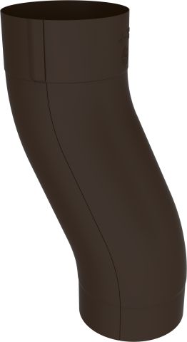 Accesorii burlane - Cot burlan in S, 100mm, testa di moro