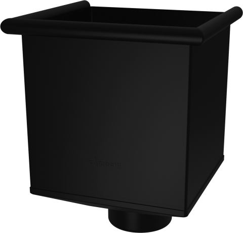 Accesorii burlane - Vazon (colector apa) 100mm RAL 9005 negru